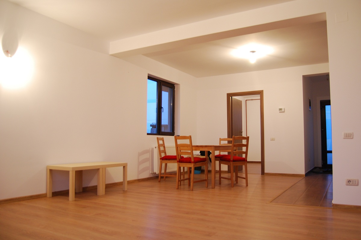 living, spre bucatarie